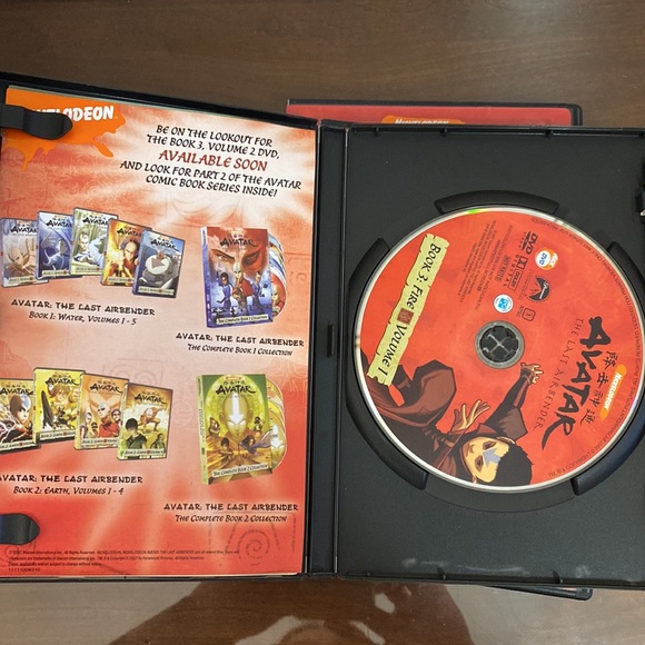 Avatar The Last Airbender DVD Book 3 Fire Volumes 1 - 4 Set Nickelodeon - Picture 6 of 13